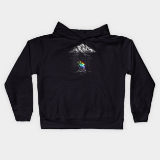 Rainbow Inside Kids Hoodie